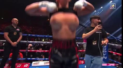 daniella.hemsley uncensored|Womens boxer flashes the crowd after her first win